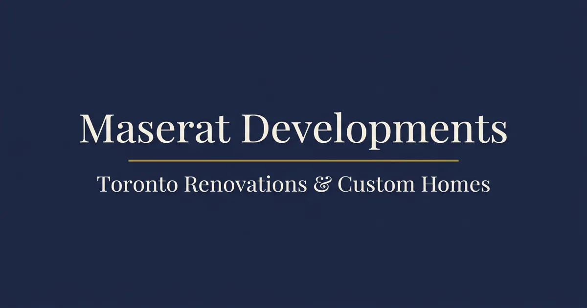 Custom Build & Management, Toronto
