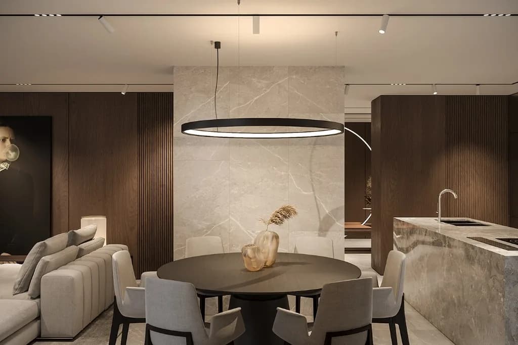 Full condo kitchen remodel with open-concept layout in Entertainment District, Toronto