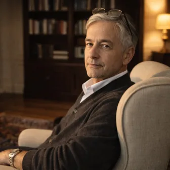 M. K. at home in Forest Hill, Toronto