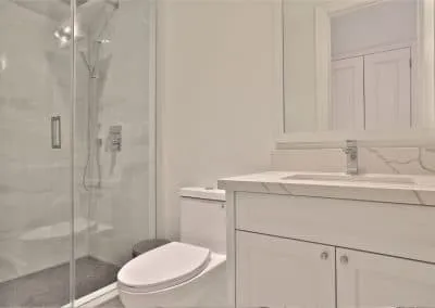 Clean Bathroom Renovation