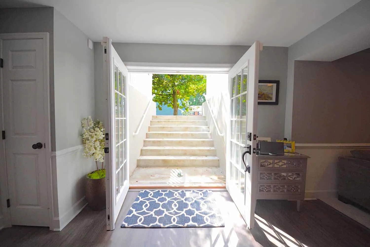 Separate walk out to basement