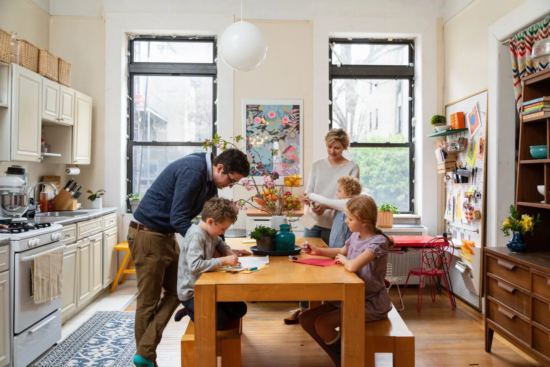 Family Having Fun At Home