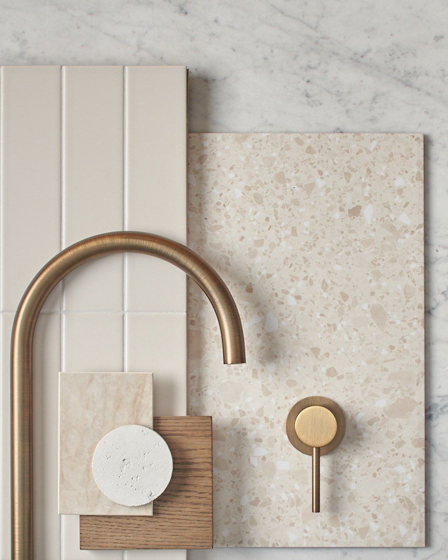 Kitchen Renovation Inspiration Board A Person Holding A Fabric Swatch