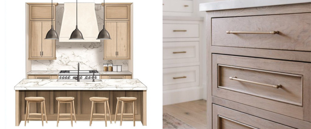 rosedale kitchen layout - in Toronto 3D Layout Of Rosedale Kitchen Showing Functional Triangle Between Stove, Sink, And Fridge
