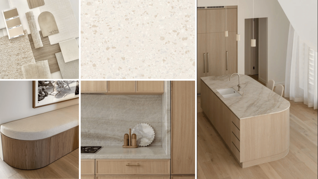 Rounded kitchen island design in a 2026 luxury Toronto renovation with soft curved edges - in Toronto Home Renovation And Construction Company In Toronto